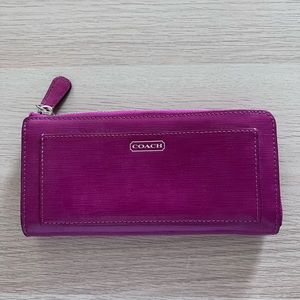 Coach zipper wallet